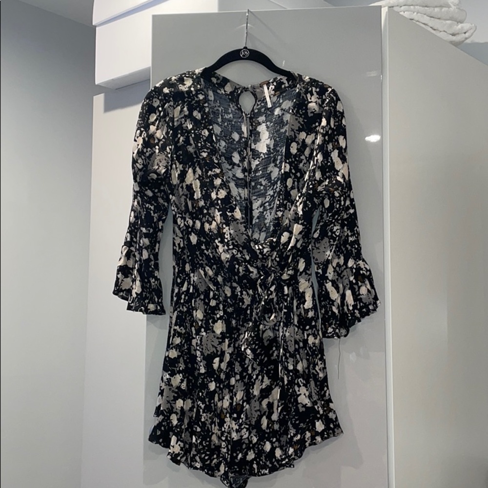 Free People Floral Romper